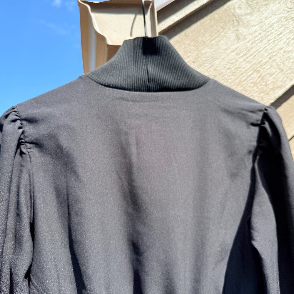 EUC French Connection Combination Black Turtleneck - Picture 6 of 10